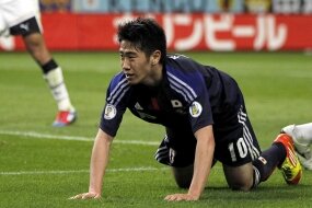 Kagawa buteur contre la Jordanie