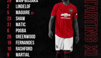 Compos : Manchester United - Bournemouth