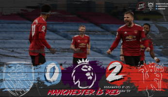 Manchester City 0-2 Manchester United : YES WE CAN