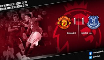 Report : Manchester United 1-1 Everton