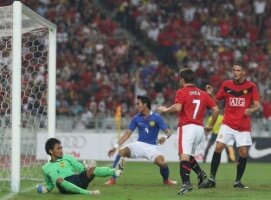 Report : Malaysia XI 0-2 United