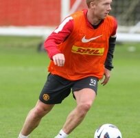 Scholes ronge son frein