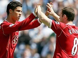 Ronaldo, Rooney et United au top