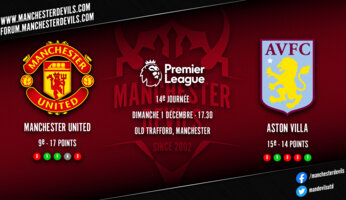 Preview : Manchester United - Aston Villa