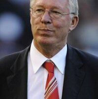 Fergie ravi de son équipe.