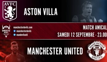 Un amical face à Aston Villa prévu ce samedi