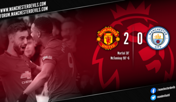 Manchester United 2-0 Manchester City : United, as de coeur