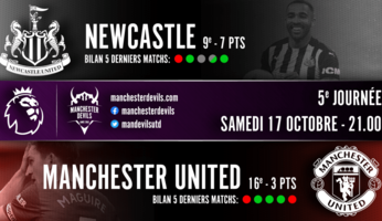 Preview : Newcastle United - Manchester United