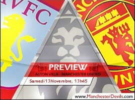 Preview : Aston Villa v United