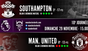 Preview : Southampton - Manchester United