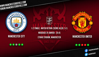 Preview : Manchester City - Manchester United