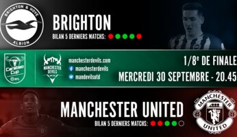 Preview : Brighton & Hove Albion - Manchester United