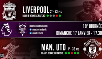 Preview : Liverpool - Manchester United