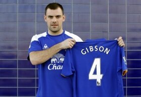 Darron Gibson à Everton