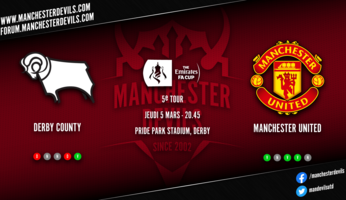 Preview express : Derby County - Manchester United