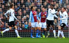 Report : Aston Villa 0 United 3