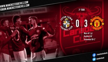 Luton Town 0-3 Manchester United : score flatteur pour United