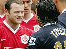 Rooney attend Tevez