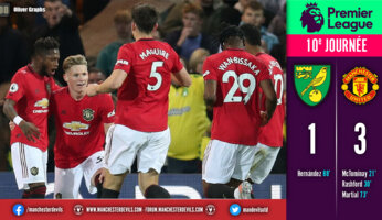 Norwich 1 Manchester United 3 : United repart de l'avant