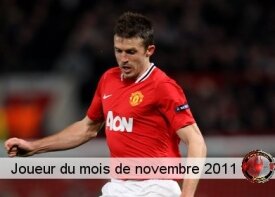 Carrick, joueur du mois de novembre