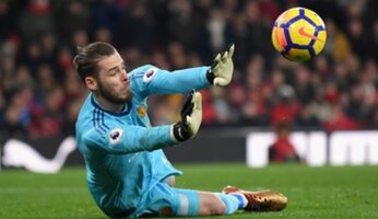 David De Gea en lettres d'or