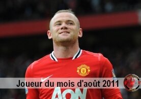 Rooney, joueur du mois d'août