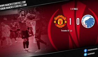 Manchester United 1-0 Copenhague (a.p.) : United dans le dernier carré