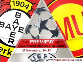 Preview : Bayer Leverkusen v United