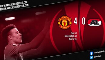 Report : Manchester United 4-0 AZ Alkmaar