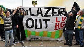 "Glazer OUT!"