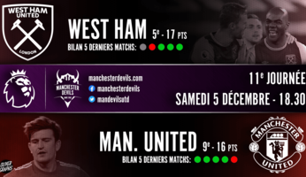 Preview : West Ham - Manchester United
