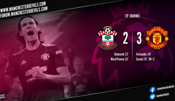 Southampton 2-3 Manchester United : El Matador achève les Saints