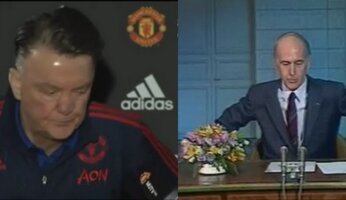 Van Gaal en mode fâché...